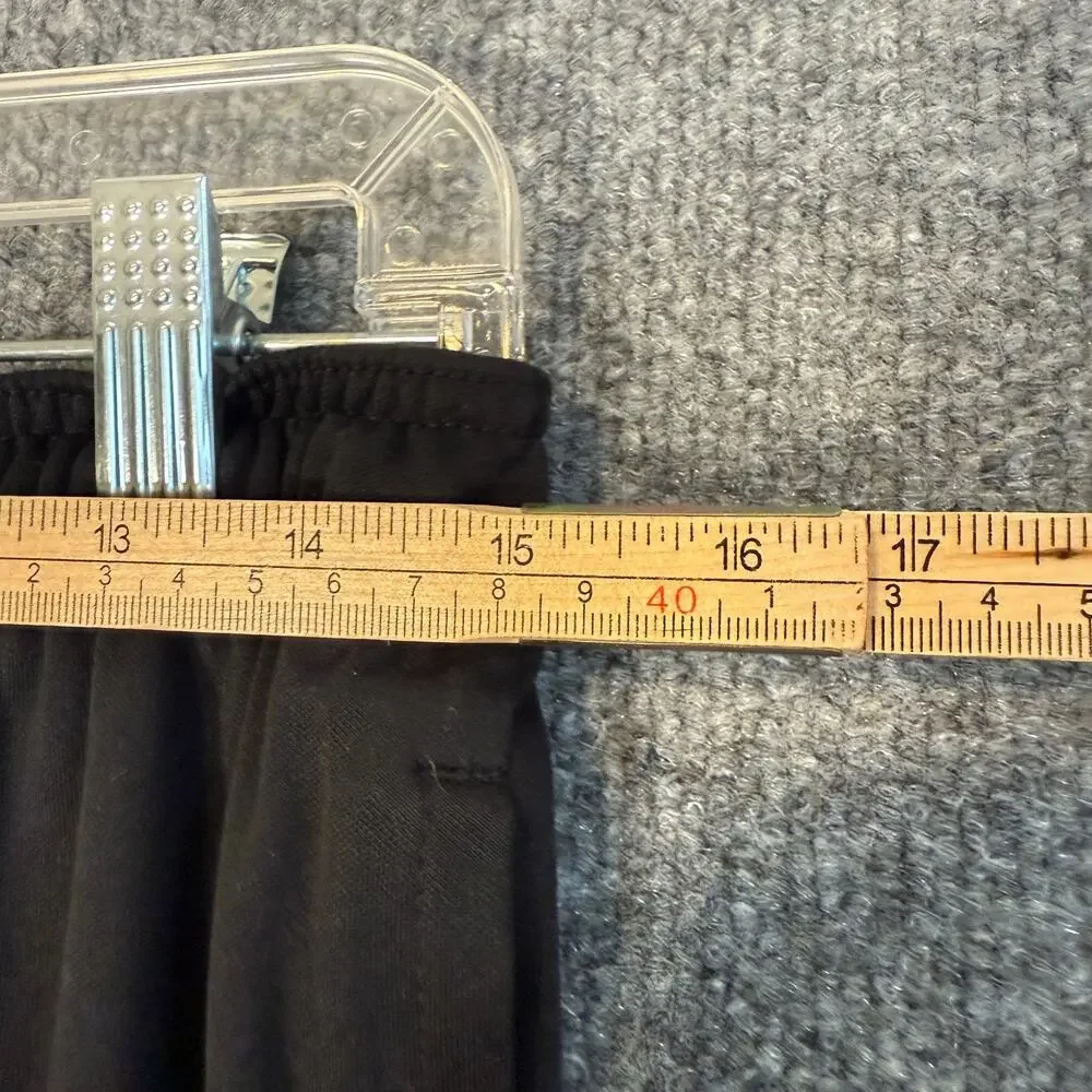 Nike Pants Mens Large Black Tapered Slim Fit Sweatpants Swoosh Skinny Athleisure